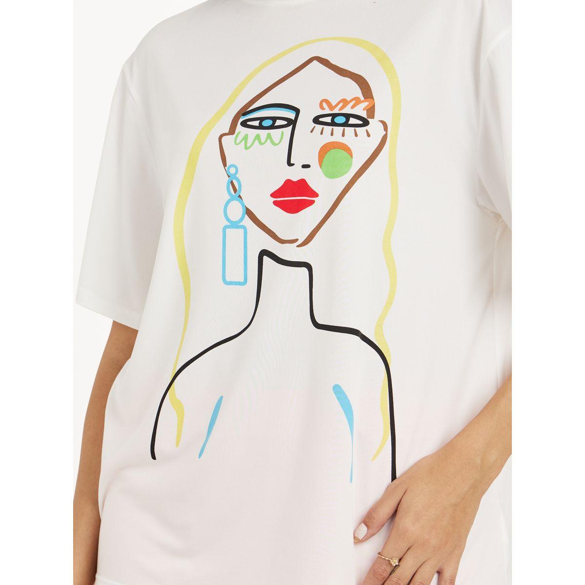 Styli Oversized Girl Graphic Print Longline T-Shirt-women-clothing-tshirts-image-3