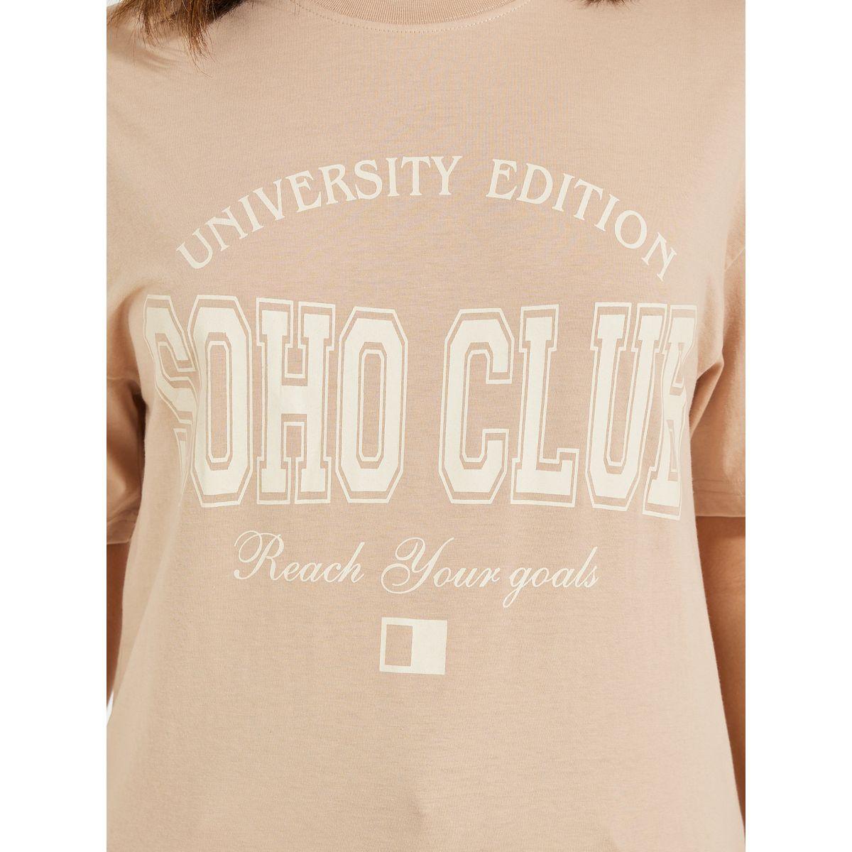 تيشيرت فضفاض بطبعة كتابة-women-clothing-tshirts-image-5