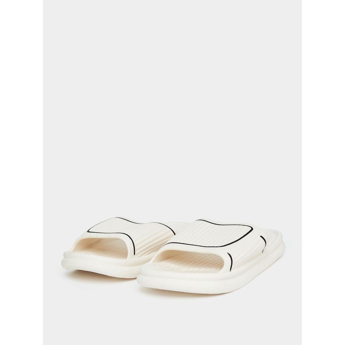 Styli Textured Strap Casual Slides-women-shoes-flipflopsandslides-image-1