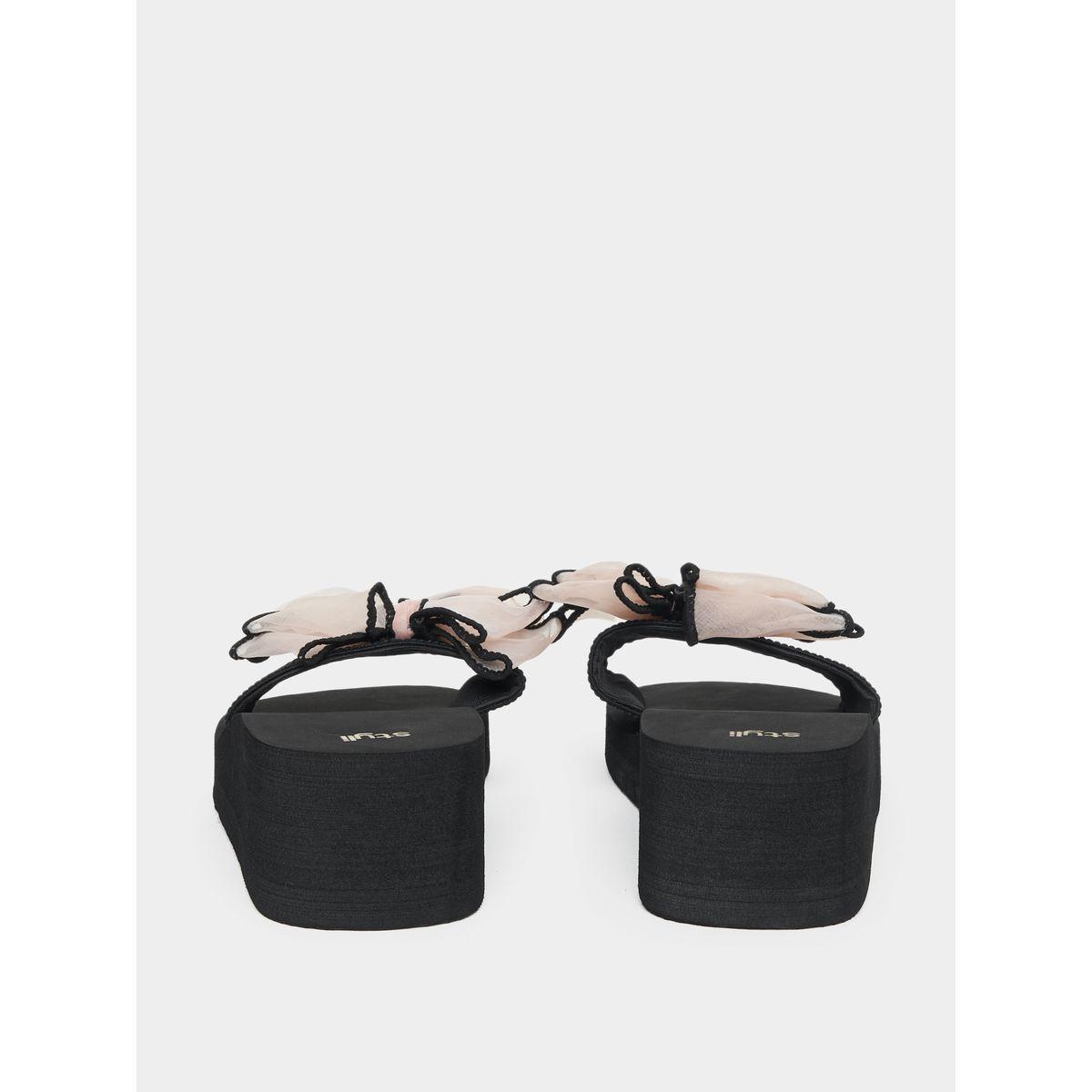 صندل بكعب ويدج وربطة فيونكة-women-shoes-sandals-flats-image-3