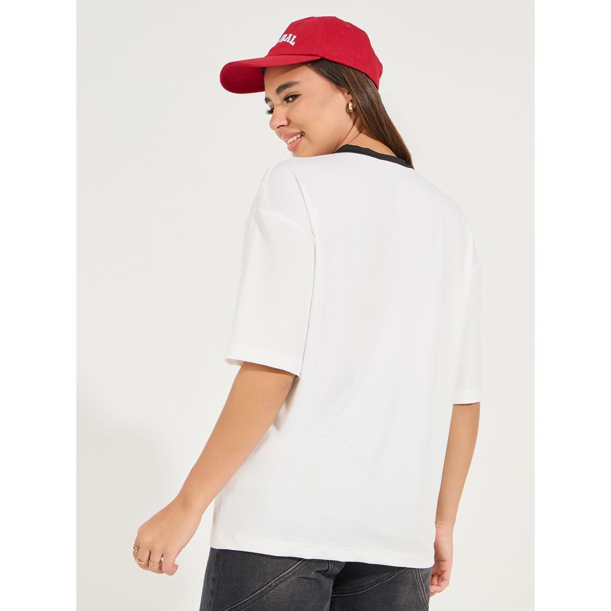 Styli Oversized Varsity Print V Neck T-Shirt-women-clothing-tshirts-image-5