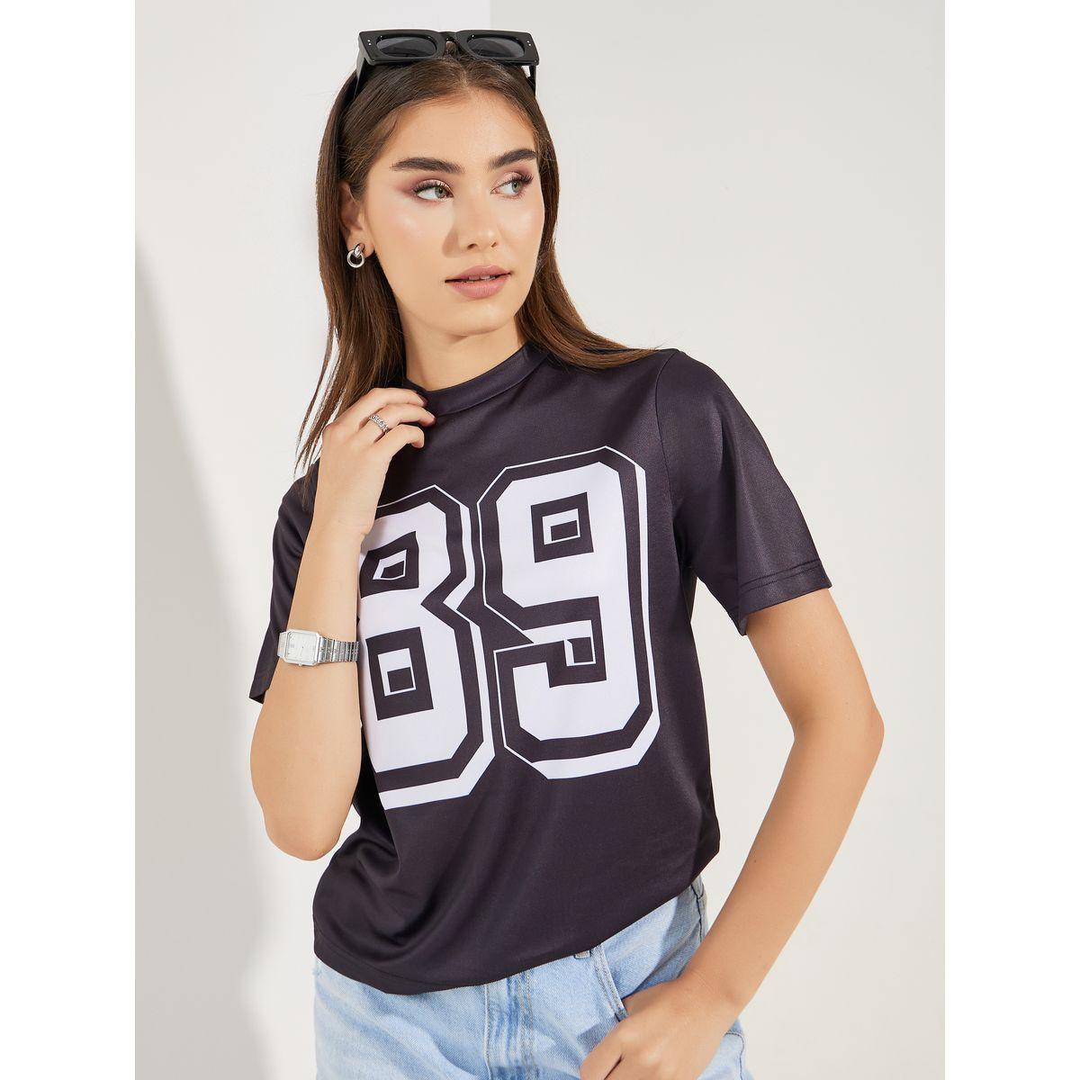 Styli Regular Fit Number Graphic Print T-Shirt-women-clothing-tshirts-image-1