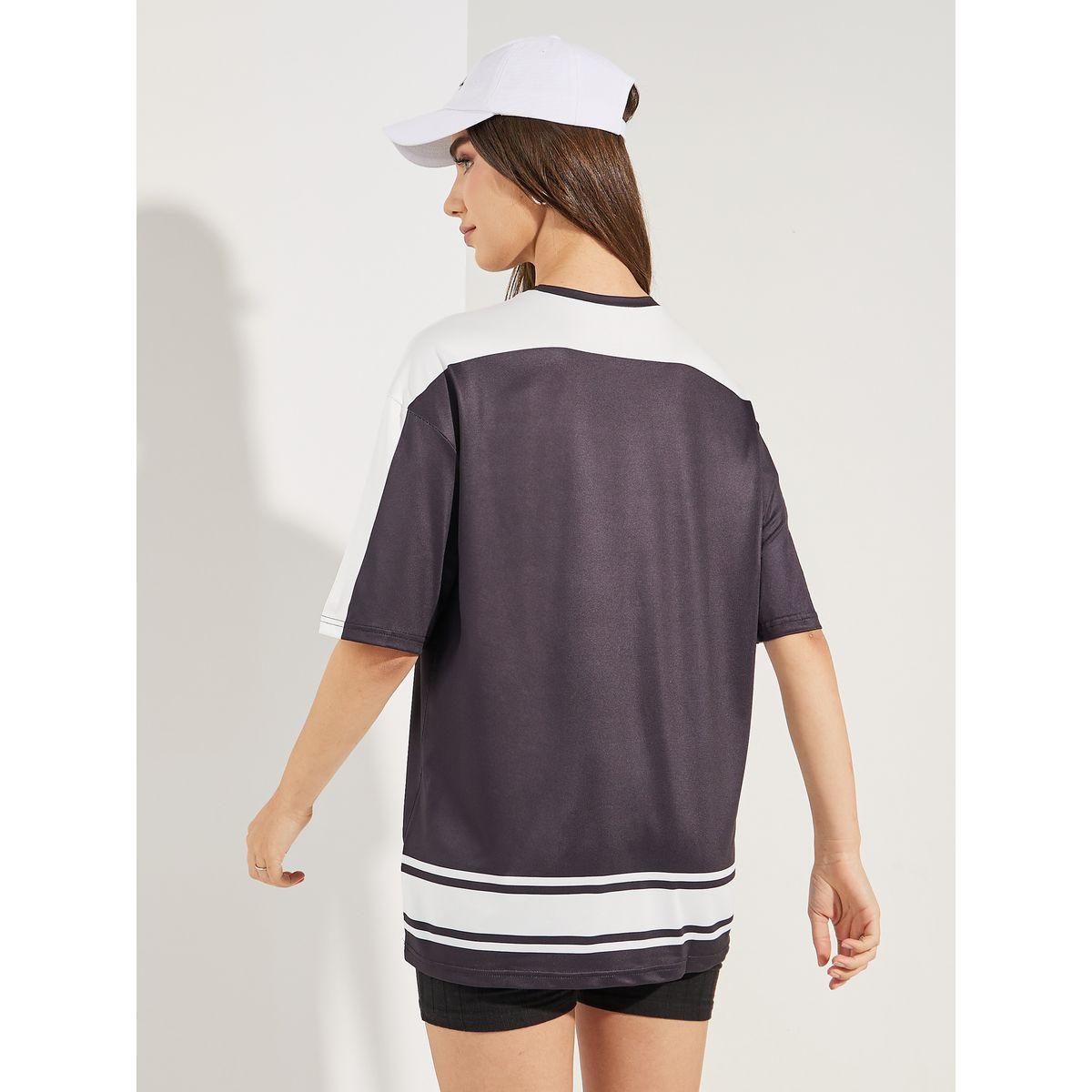Styli Oversized Color Block Panel Number Print T-Shirt-women-clothing-tshirts-image-4