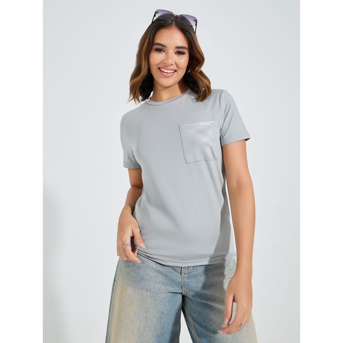 Styli Regular Fit Printed Pocket Detail T-Shirt-women-clothing-tshirts-image-4