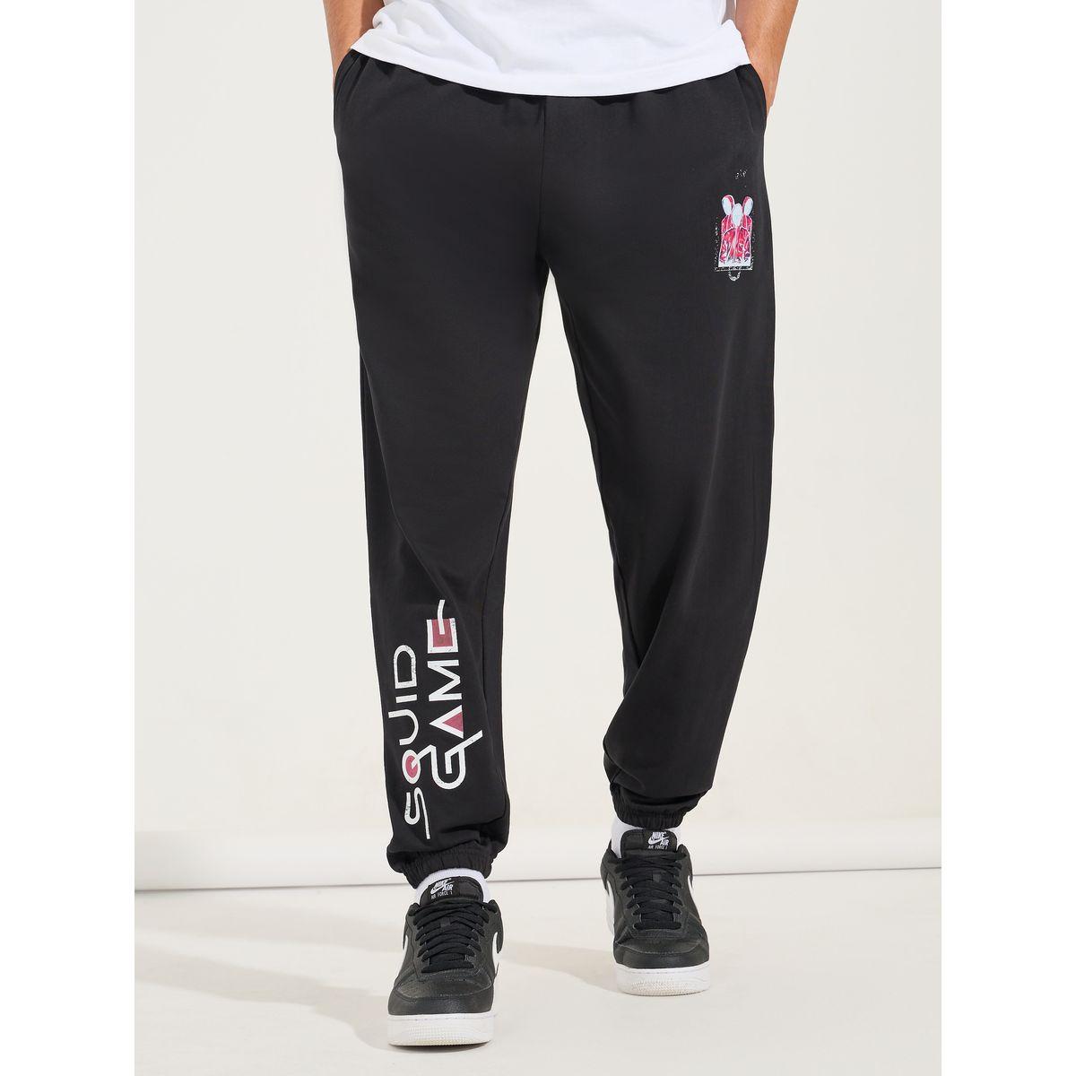 Styli Squid Game Graphic Print Oversized Joggers-men-clothing-bottoms-joggers-image-1