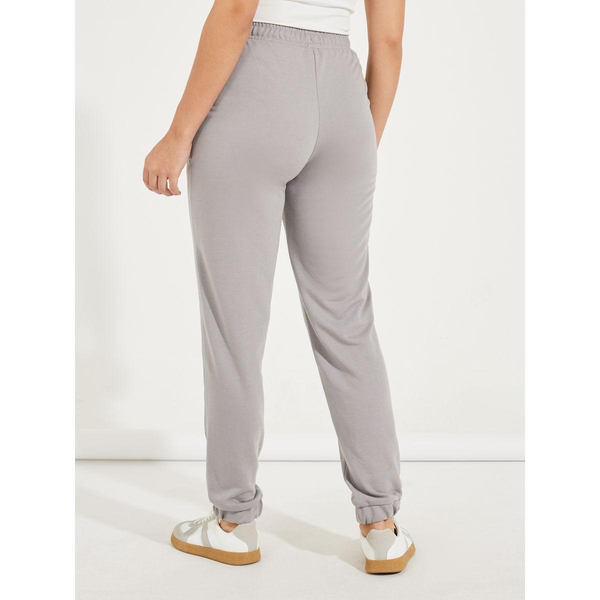 جوغر بقصة مستدقة وخصر مطاطي-women-clothing-bottoms-joggers-image-4