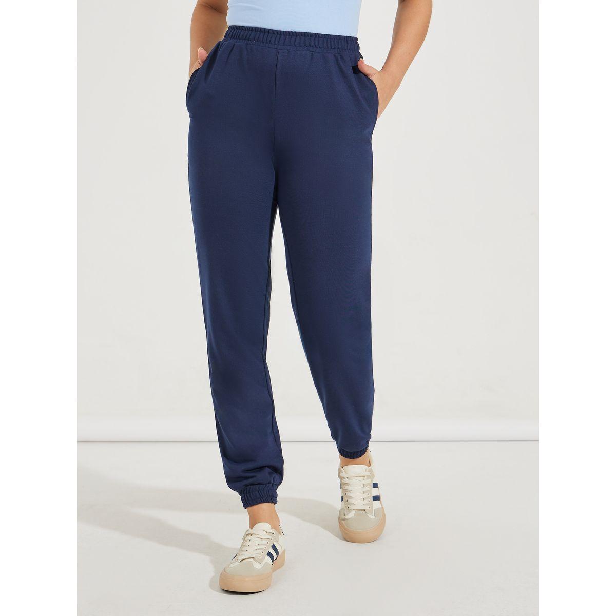 جوغر بقصة مستدقة وخصر مطاطي-women-clothing-bottoms-joggers-image-3