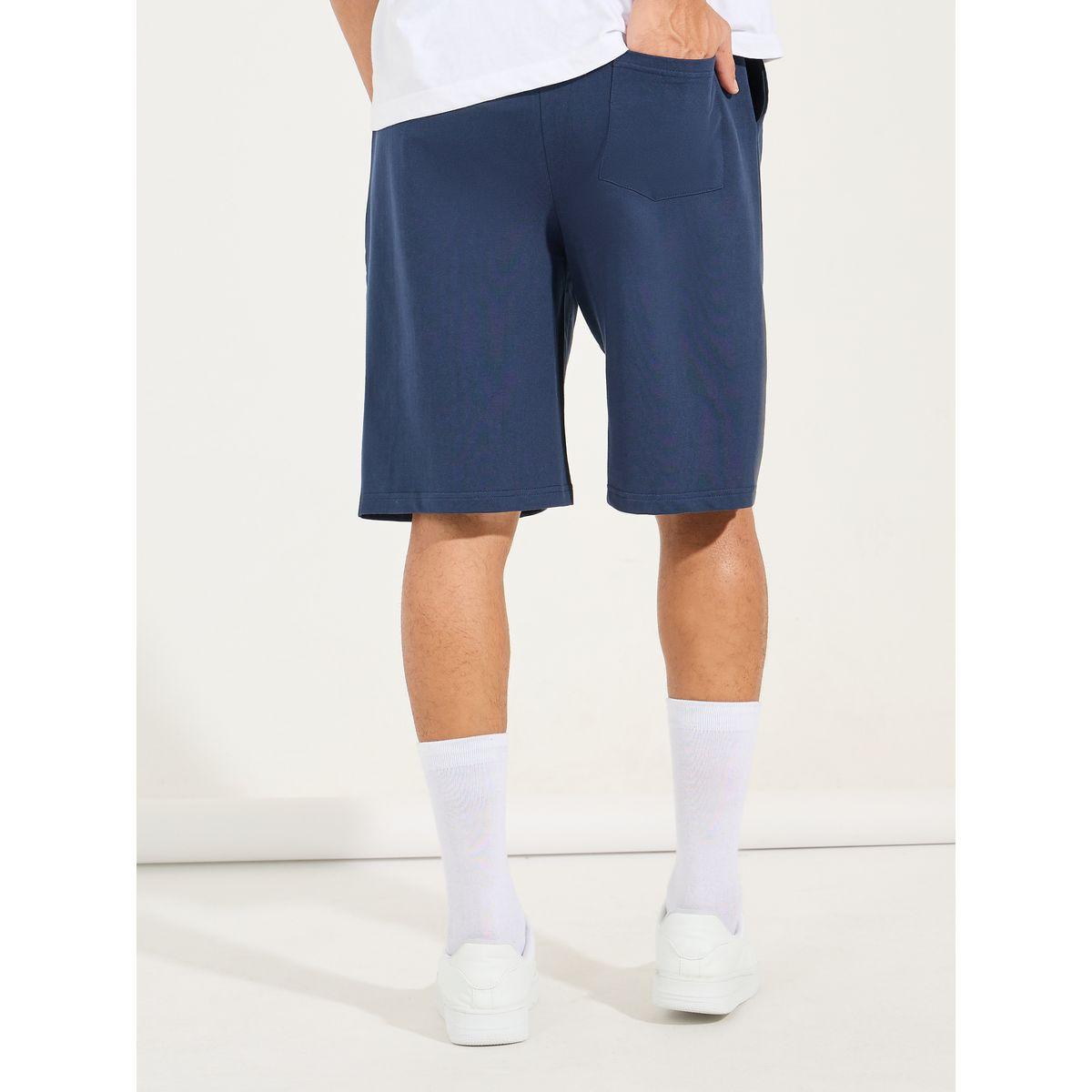 Styli Smurfs Graphic Print Oversized Terry Shorts-men-clothing-bottoms-shorts-image-4