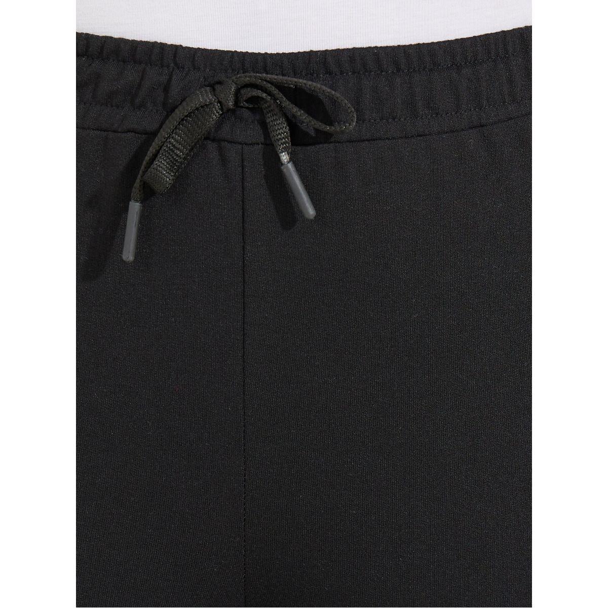 Styli Solid Flared Joggers with Drawstrings-women-clothing-bottoms-joggers-image-2