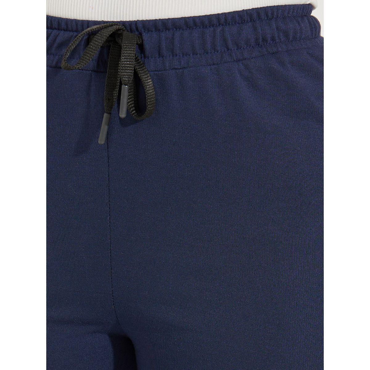 Styli Solid Flared Joggers with Drawstrings-women-clothing-bottoms-joggers-image-3