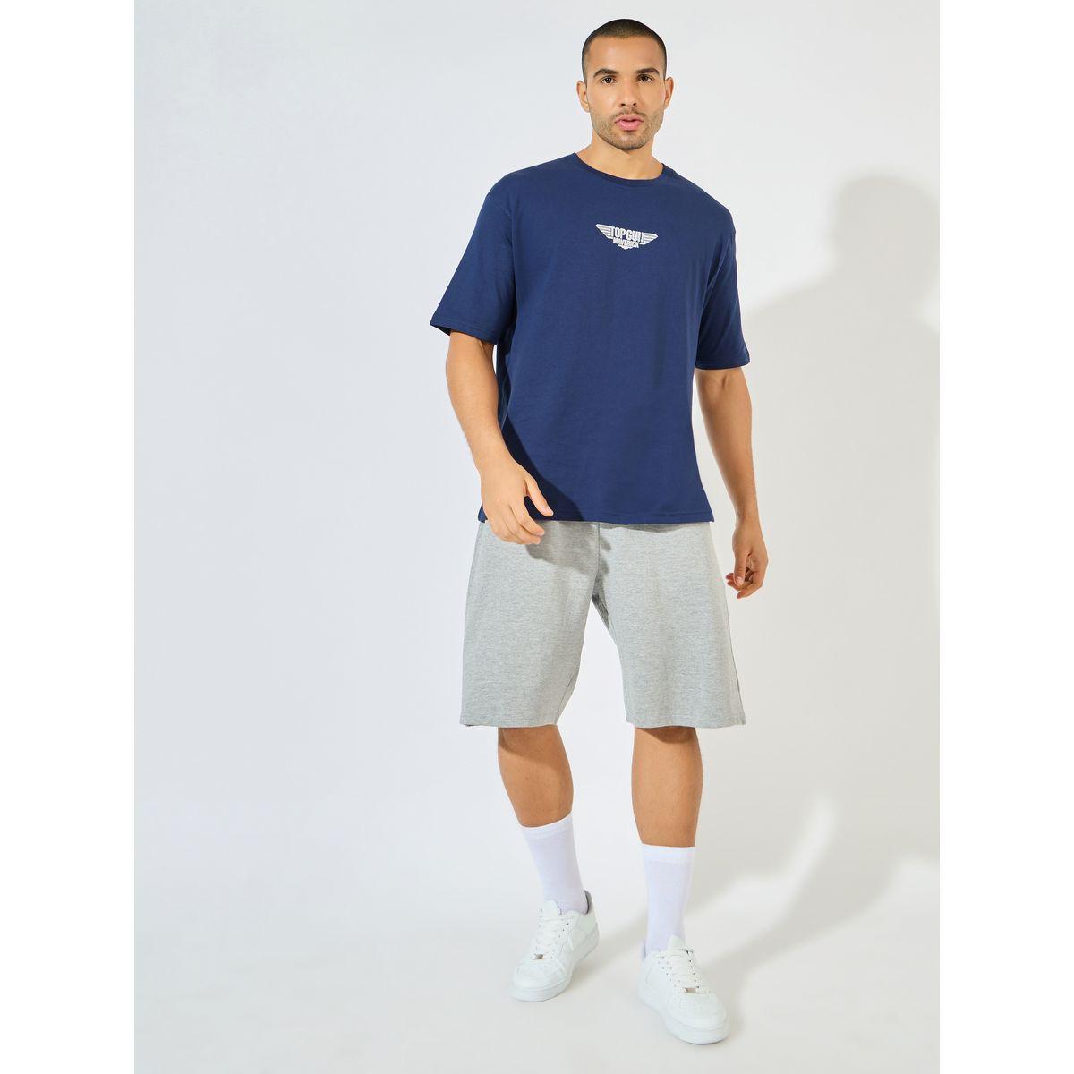 Styli Top Gun Front and Back Print Oversized T-Shirt-men-clothing-tshirtsandpolos-tshirts-image-2