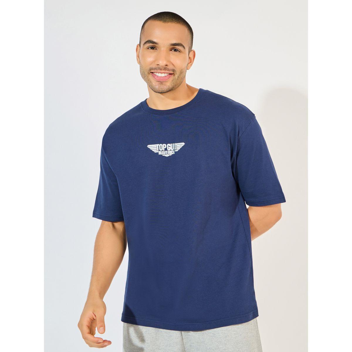 Styli Top Gun Front and Back Print Oversized T-Shirt-men-clothing-tshirtsandpolos-tshirts-image-3