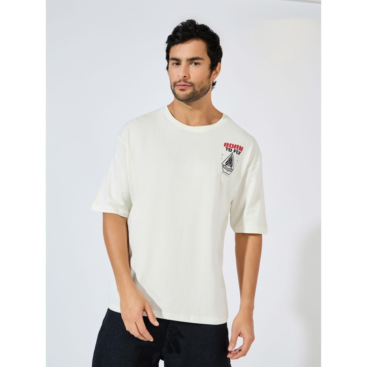 تيشيرت فضفاض بطبعة جرافيك-men-clothing-tshirtsandpolos-tshirts-image-2