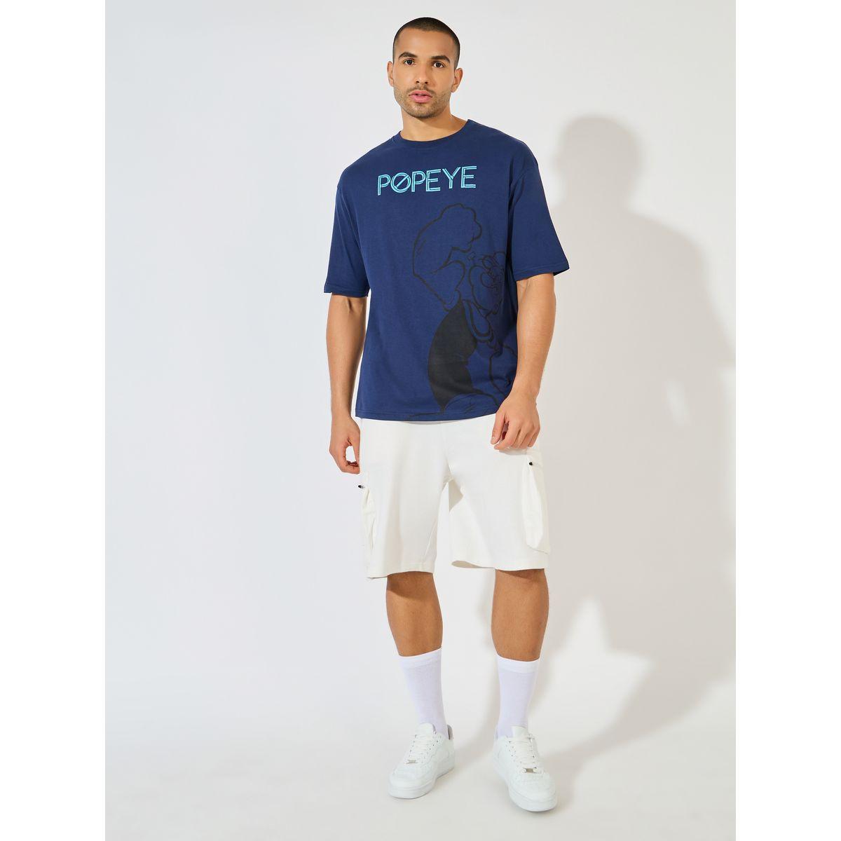 Styli Popeye Character Print Oversized T-Shirt-men-clothing-tshirtsandpolos-tshirts-image-2