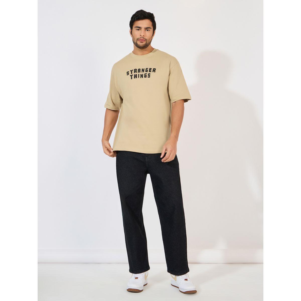 Styli Stranger Things Character Front and Back Print Oversized T-Shirt-men-clothing-tshirtsandpolos-tshirts-image-3