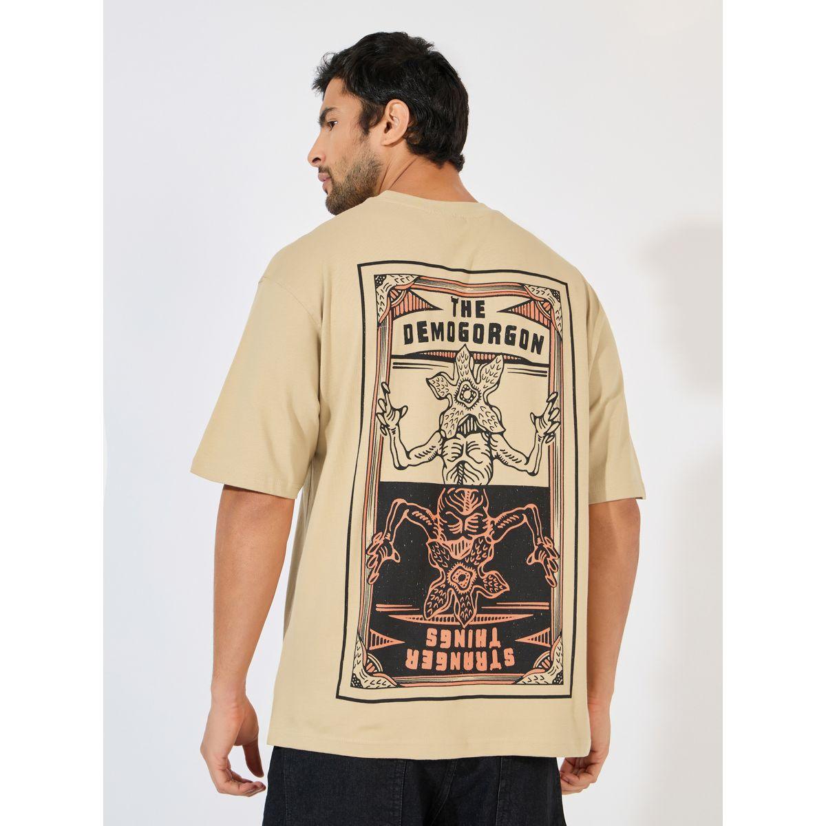 Styli Stranger Things Character Front and Back Print Oversized T-Shirt-men-clothing-tshirtsandpolos-tshirts-image-5