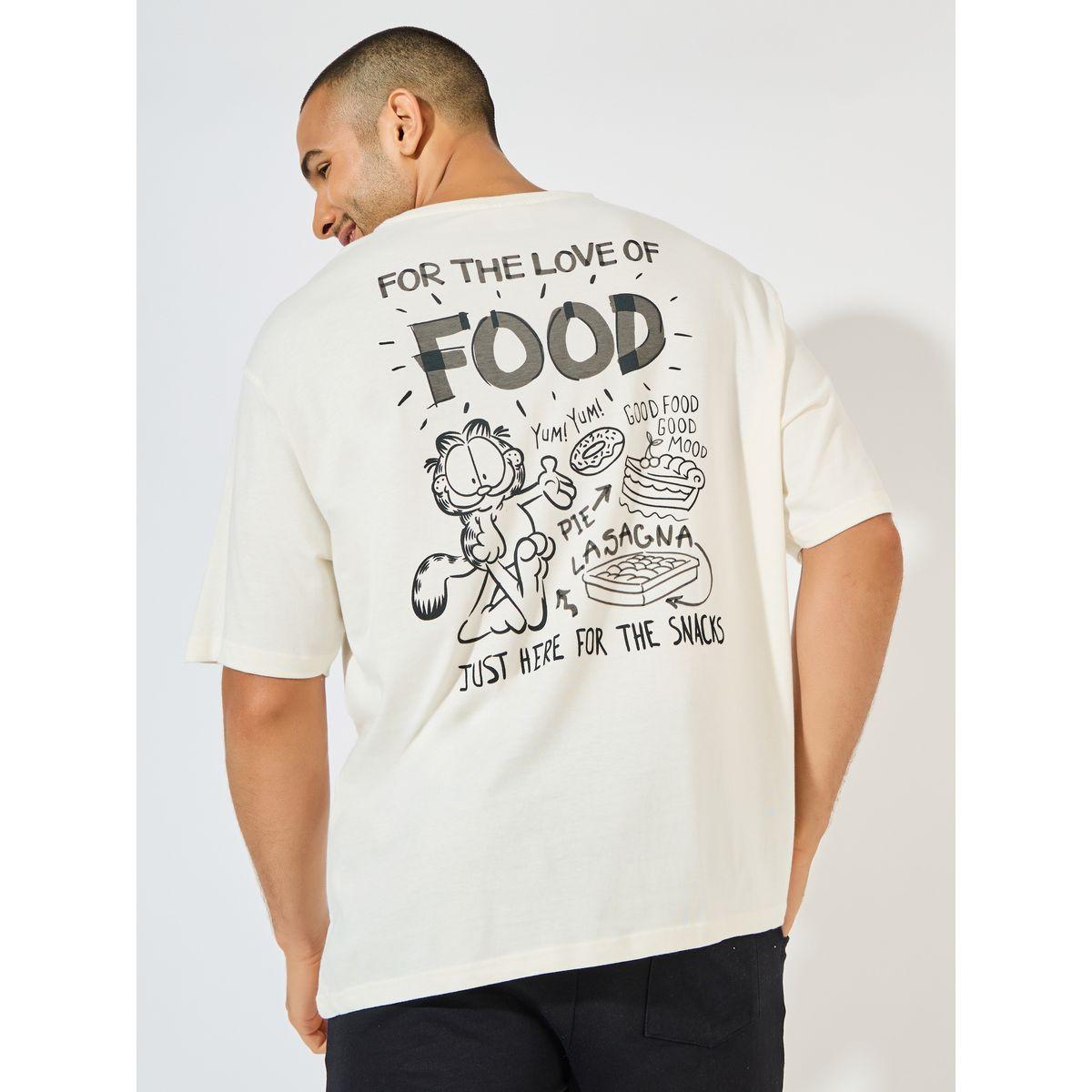 Styli Garfield Character Print Oversized T-Shirt-men-clothing-tshirtsandpolos-tshirts-image-1