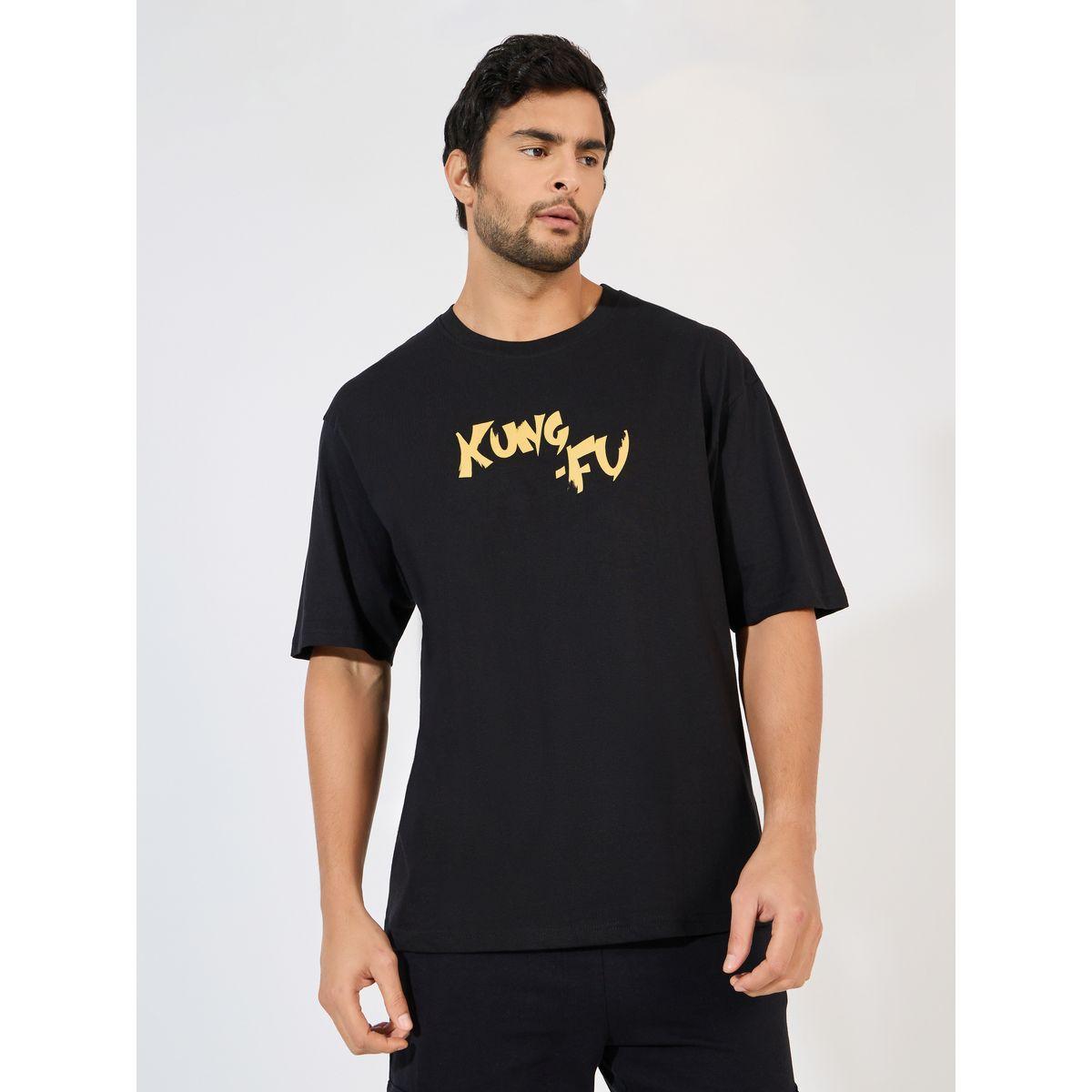 تيشيرت فضفاض مطبع بطبعة جرافيك-men-clothing-tshirtsandpolos-tshirts-image-2
