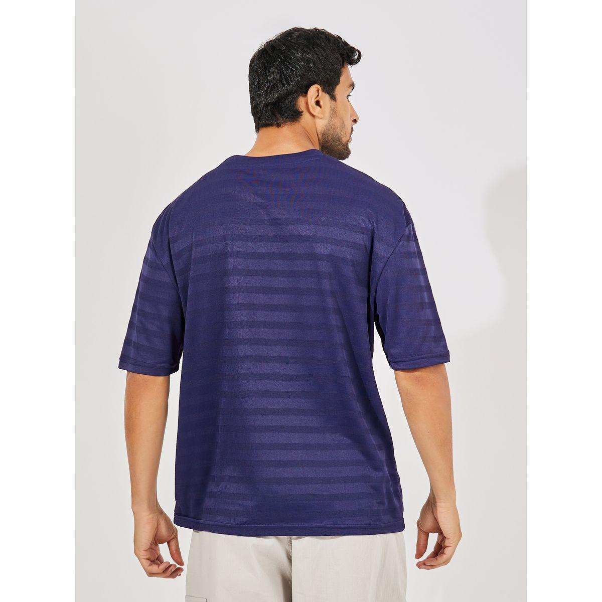 تيشيرت فضفاض محبوك باكمام قصيرة-men-clothing-tshirtsandpolos-tshirts-image-4