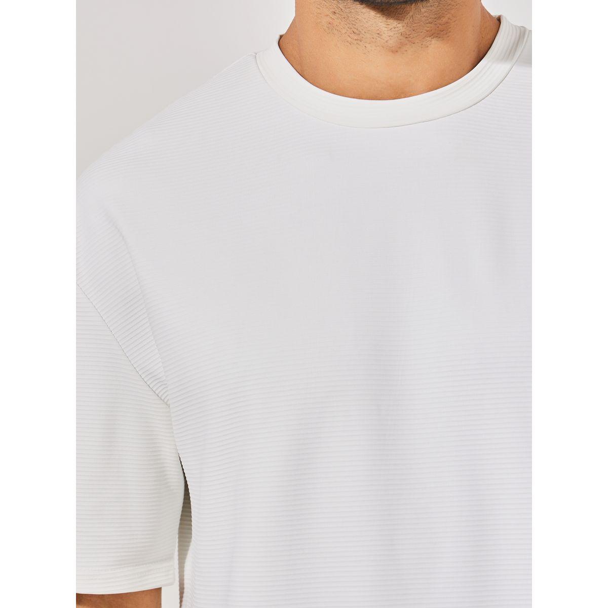 تيشيرت جيرسيه فضفاض بتفاصيل بارزة الملمس-men-clothing-tshirtsandpolos-tshirts-image-3
