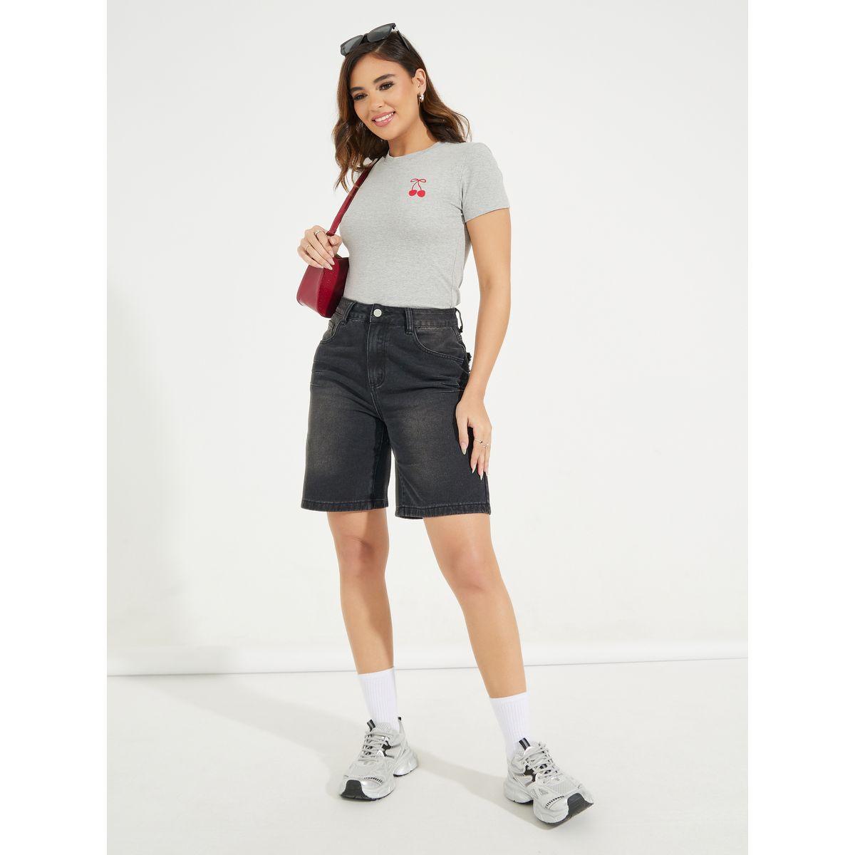 Styli Cotton Stretch Cherry Graphic Fitted T-Shirt-women-clothing-tshirts-image-2
