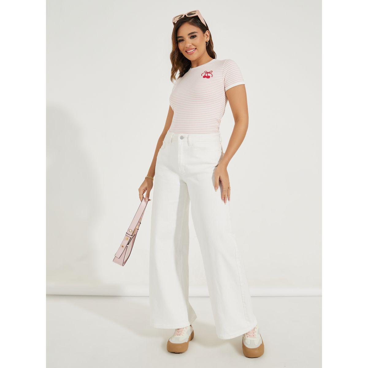 تيشيرت قطن مطبع بطبعة جرافيك-women-clothing-tshirts-image-3