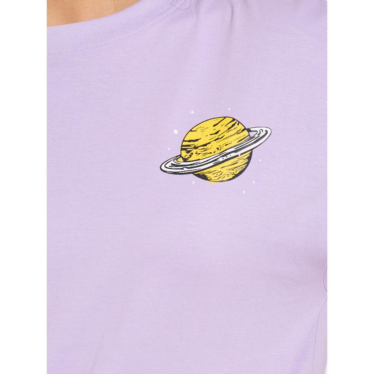 Styli Oversized Planets Graphic Print T-Shirt with Dropped Shoulder-women-clothing-tshirts-image-4