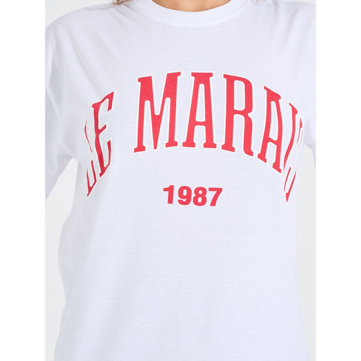 تيشيرت فضفاض مطبع بطبعة كتابة-women-clothing-tshirts-image-4
