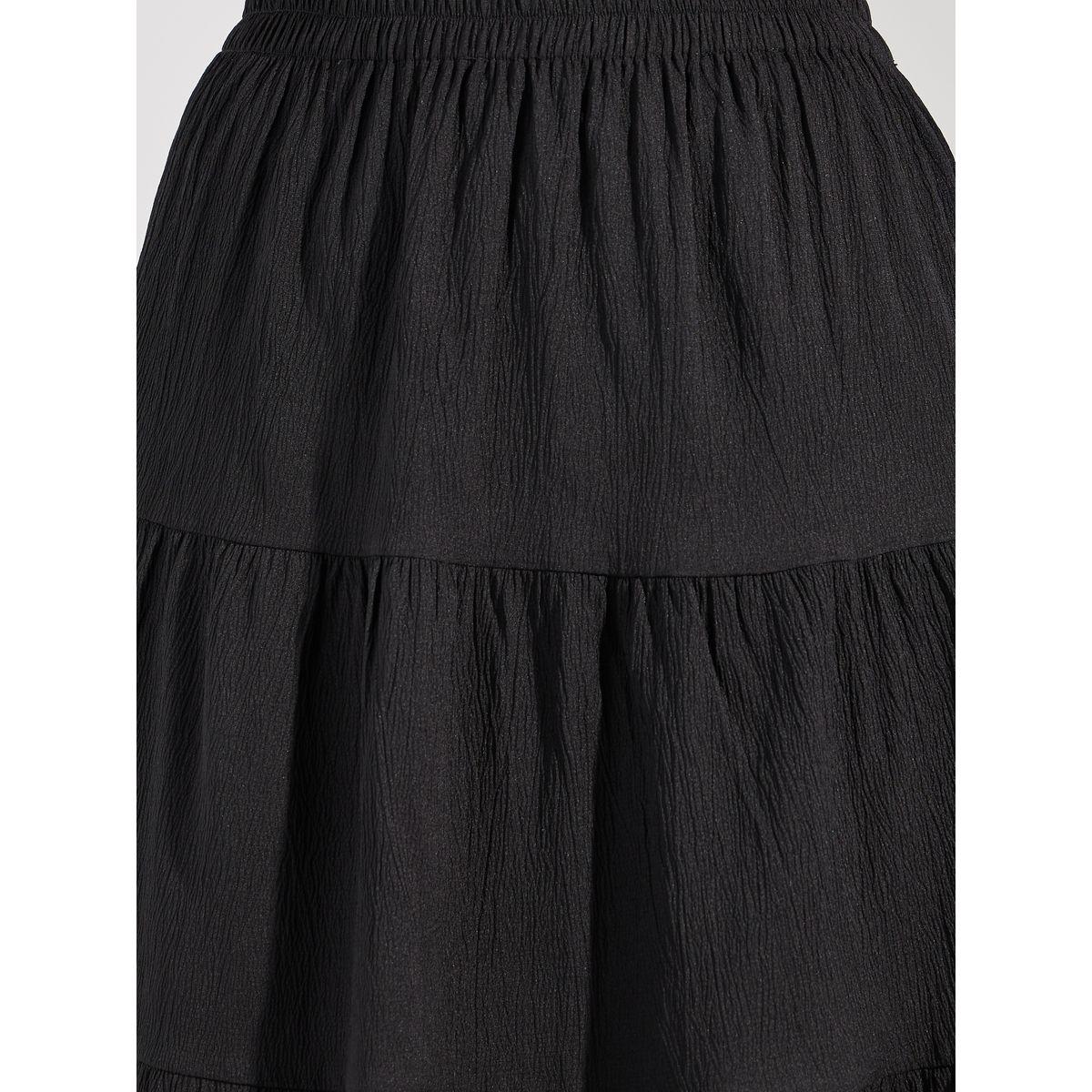 تنورة بطول الركبة مع تفاصيل بارزة الملمس-women-clothing-bottoms-skirts-image-3