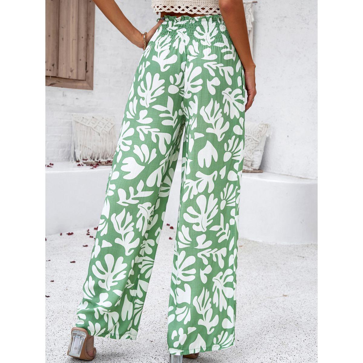 DY X Styli  All Over Print Pants with Elasticated Waist-women-clothing-bottoms-trousers-image-1