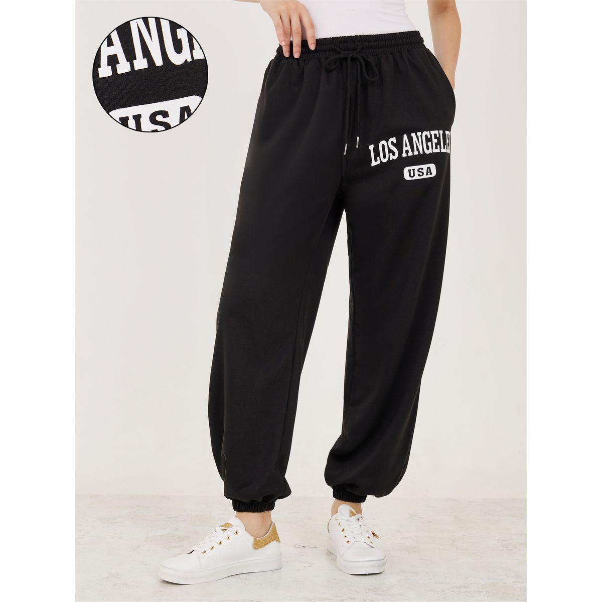 Styli Los Angeles Print Relaxed Fit Joggers-women-clothing-bottoms-joggers-image-1