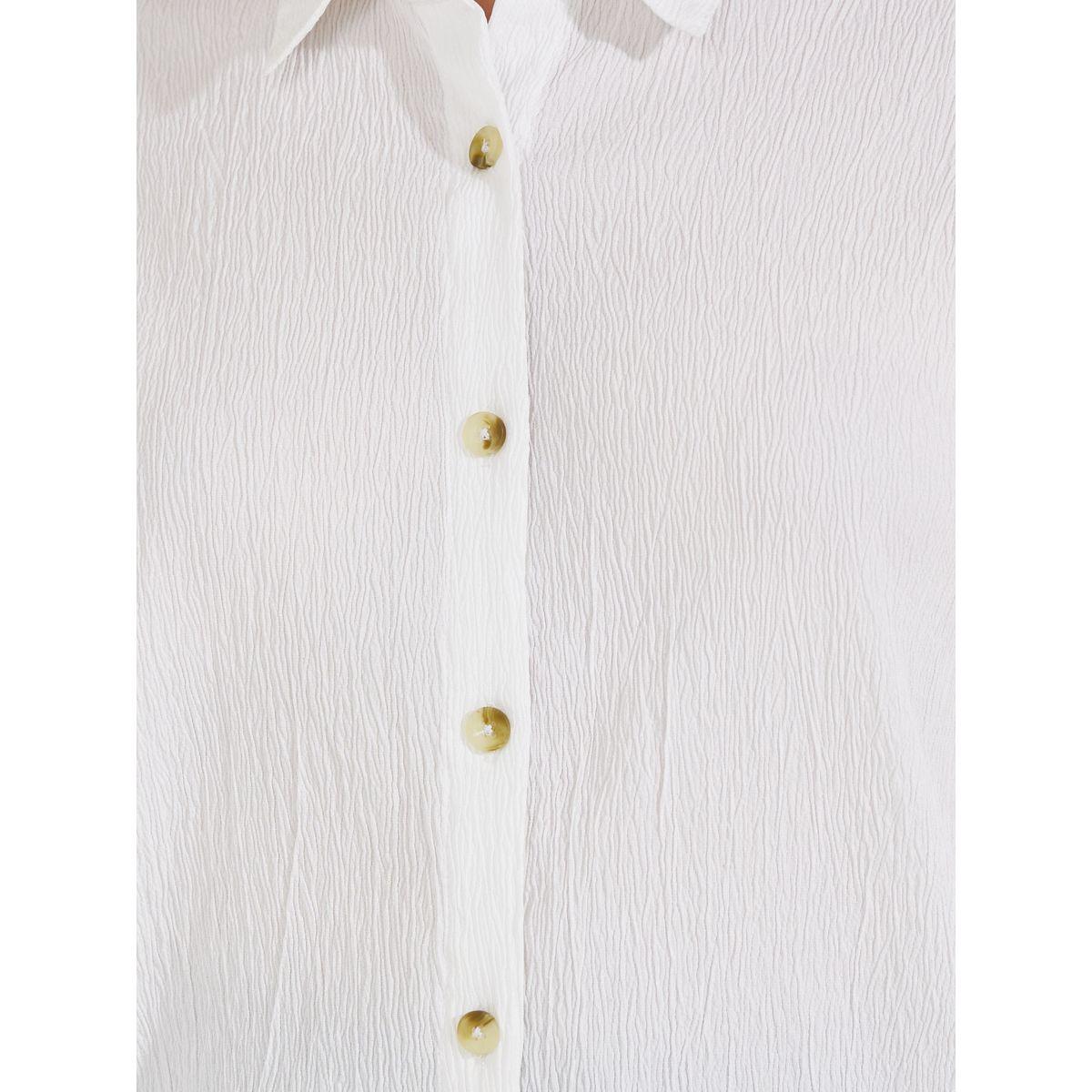 Styli Oversized Textured Longline Shirt with Buttons-women-clothing-shirtsandblouses-shirts-image-5