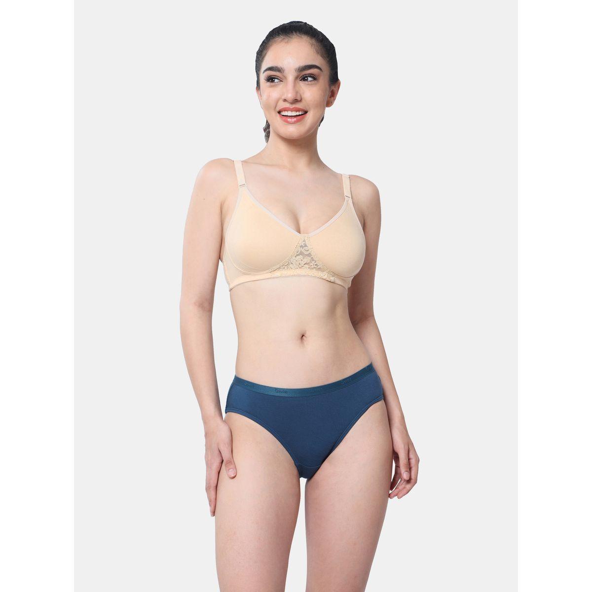 صدرية قطن مبطنة بتفاصيل دانتيل إنفي × ستايلي-women-clothing-lingerie-bras-image-1
