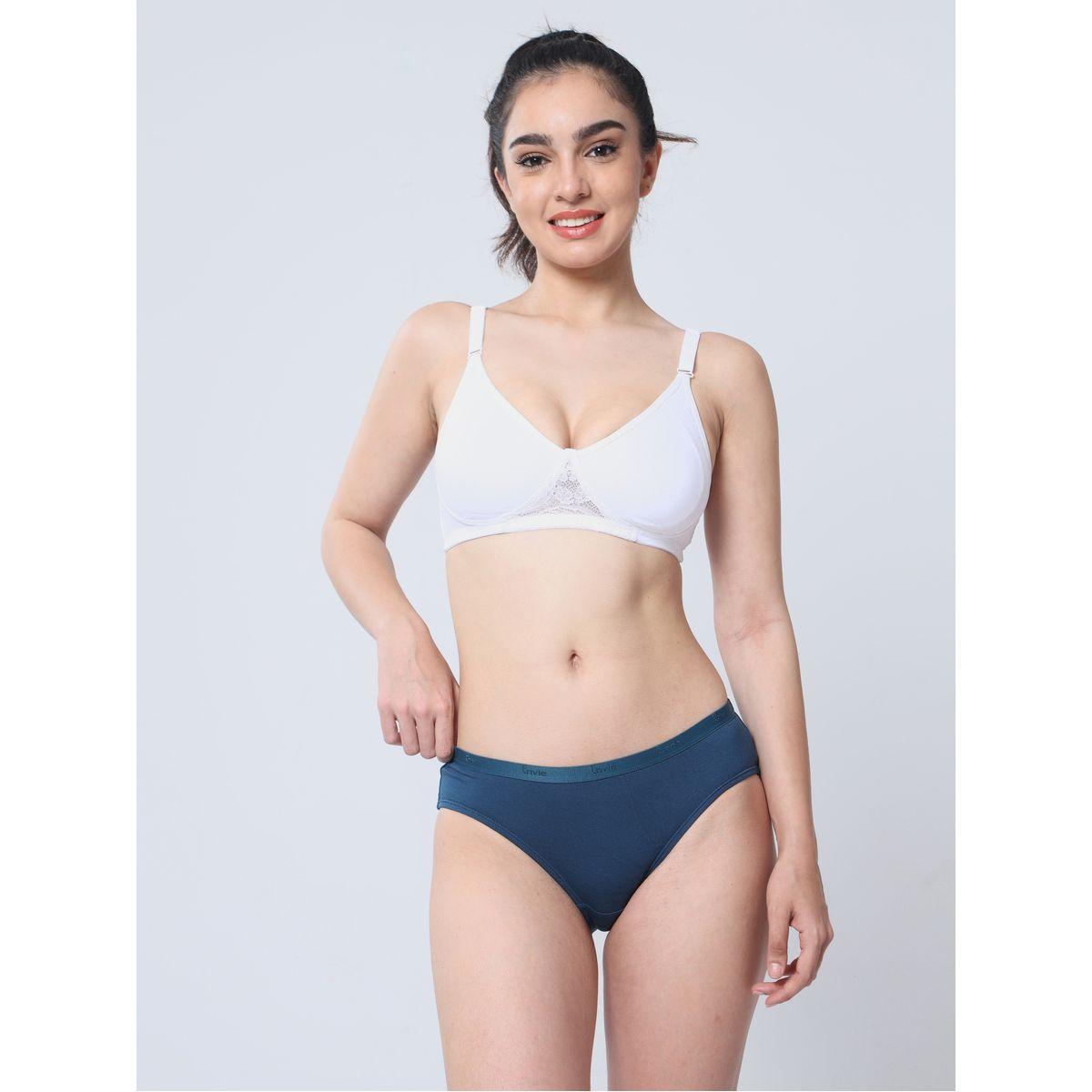 صدرية قطن مبطنة بتفاصيل دانتيل إنفي × ستايلي-women-clothing-lingerie-bras-image-1