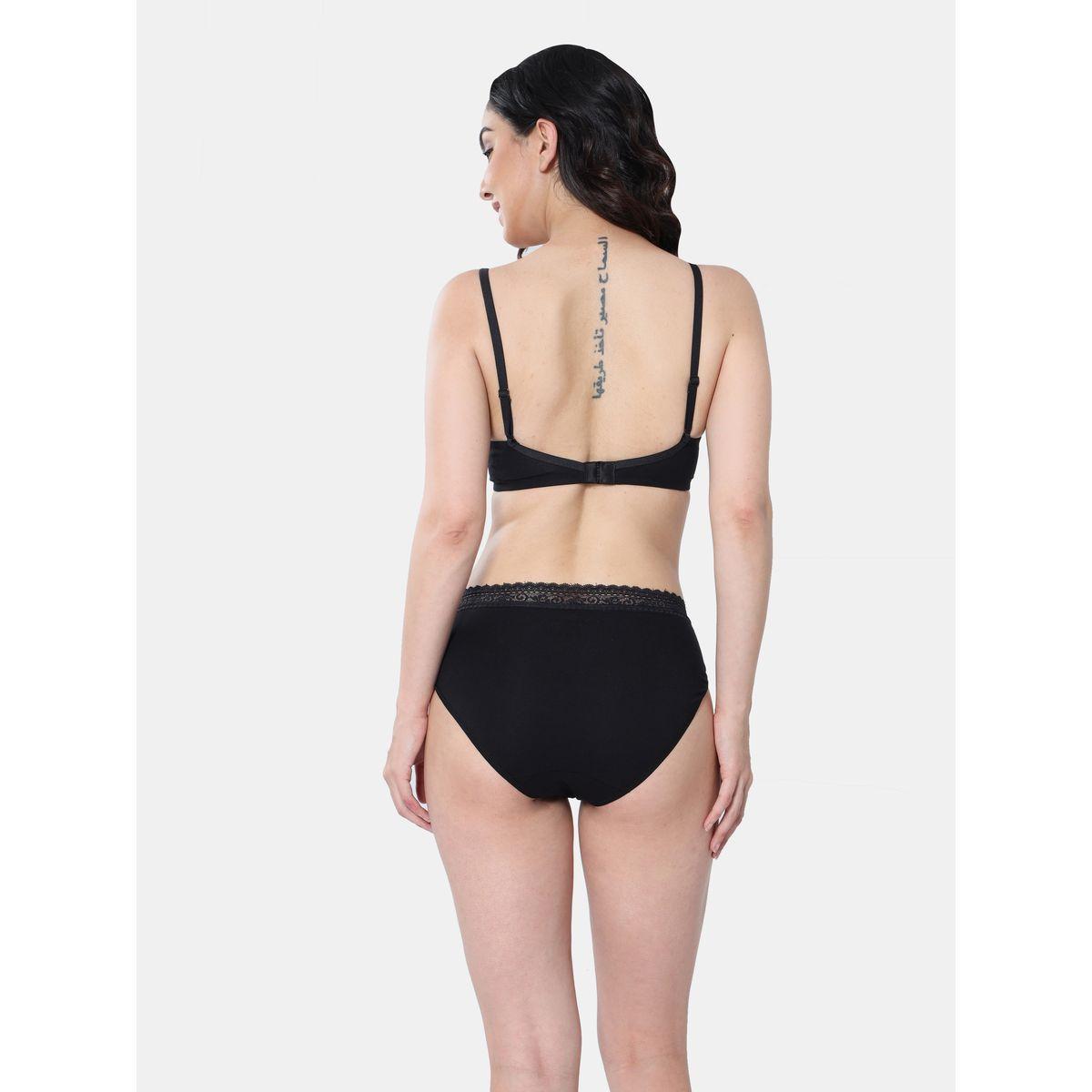 صدرية عميقة ومبطنة مع تفاصيل دانتيل إنفي × ستايلي-women-clothing-lingerie-bras-image-2