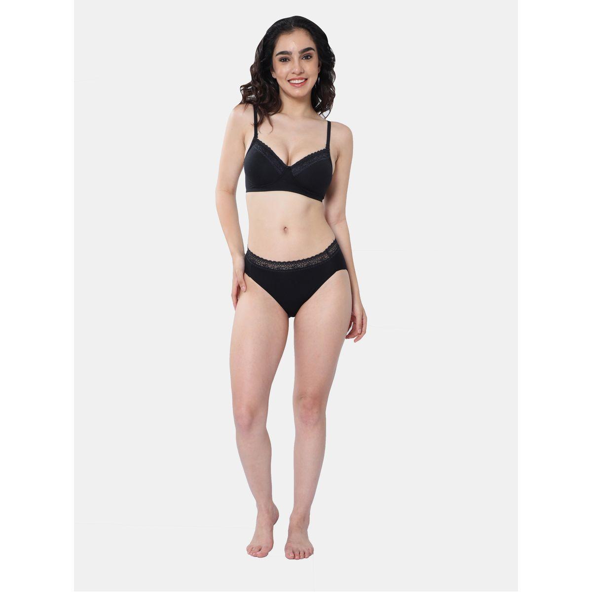 صدرية عميقة ومبطنة مع تفاصيل دانتيل إنفي × ستايلي-women-clothing-lingerie-bras-image-3