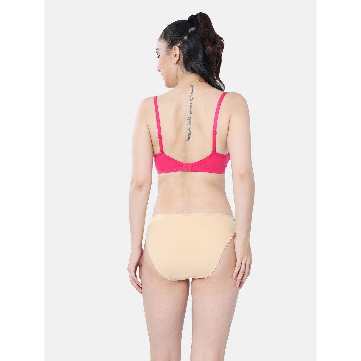 صدرية قطن مبطنة مع طبعة زهور إنفي × ستايلي-women-clothing-lingerie-bras-image-2