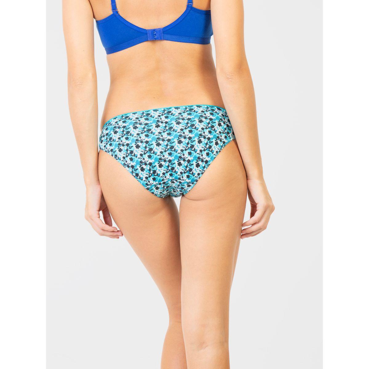 Envie X Styli  Pack of 3 - Cotton Floral Print Bikini-women-clothing-lingerie-panties-image-3