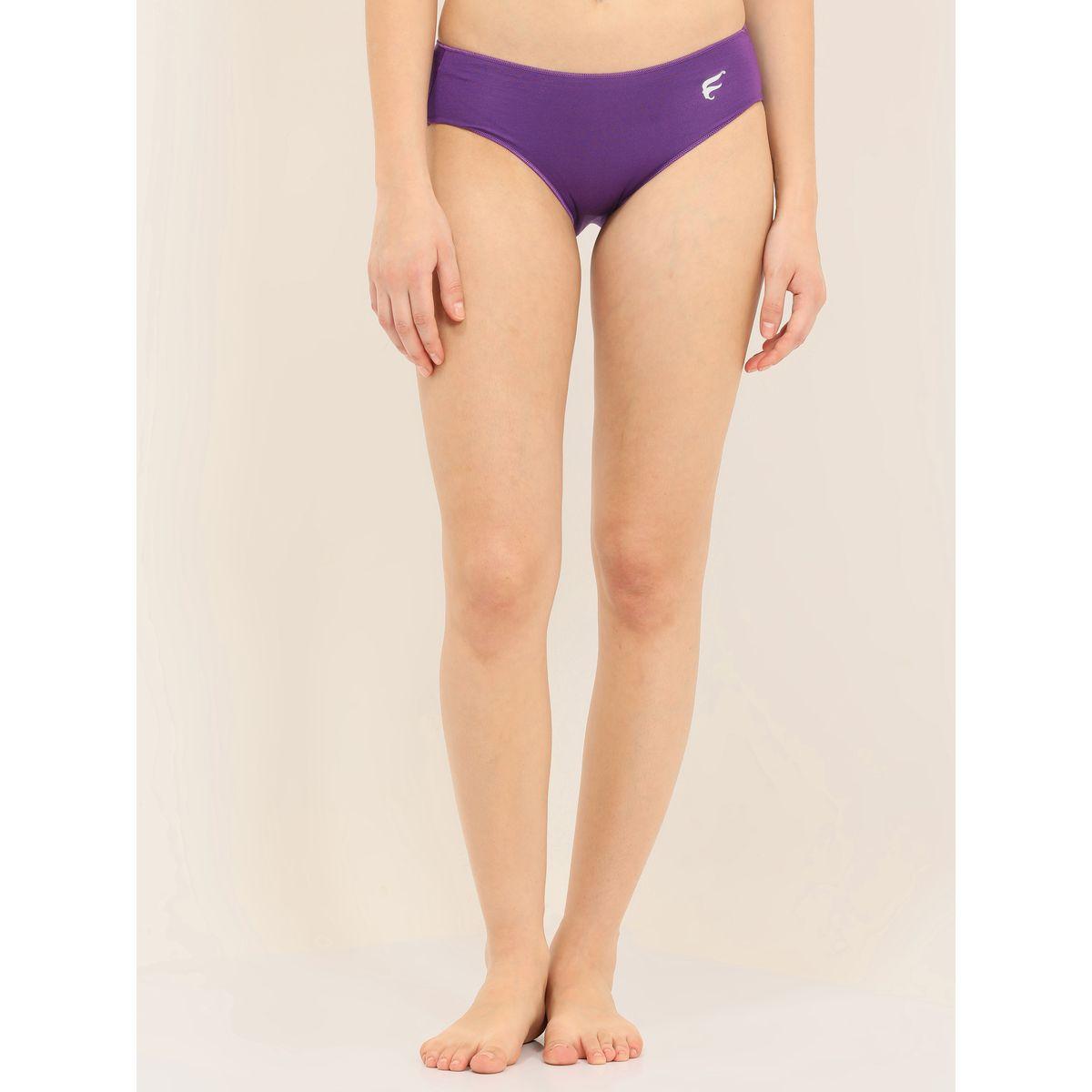Envie X Styli  Pack of 3 - Logo Detail Hipster-women-clothing-lingerie-panties-image-4