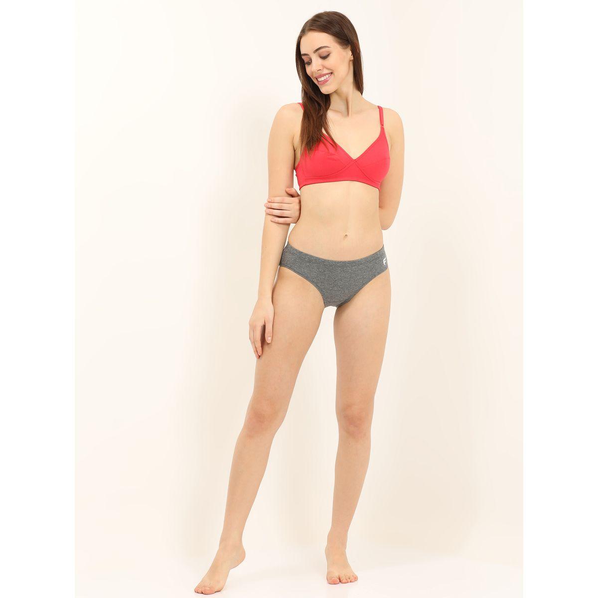 مجموعة من 3 سراويل داخلية قطن مزينة بشعار إنفي × ستايلي-women-clothing-lingerie-panties-image-2