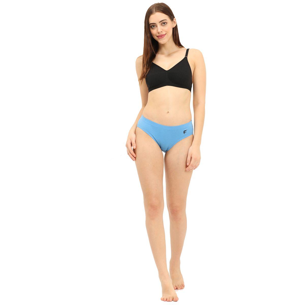 مجموعة من 3 سراويل داخلية قطن مزينة بشعار إنفي × ستايلي-women-clothing-lingerie-panties-image-3