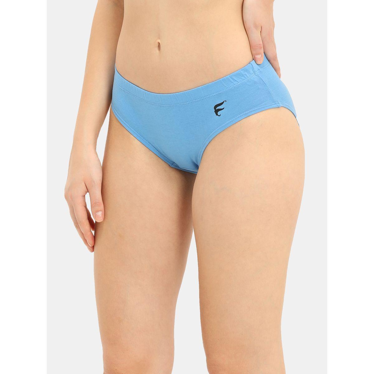 مجموعة من 3 سراويل داخلية قطن مزينة بشعار إنفي × ستايلي-women-clothing-lingerie-panties-image-7