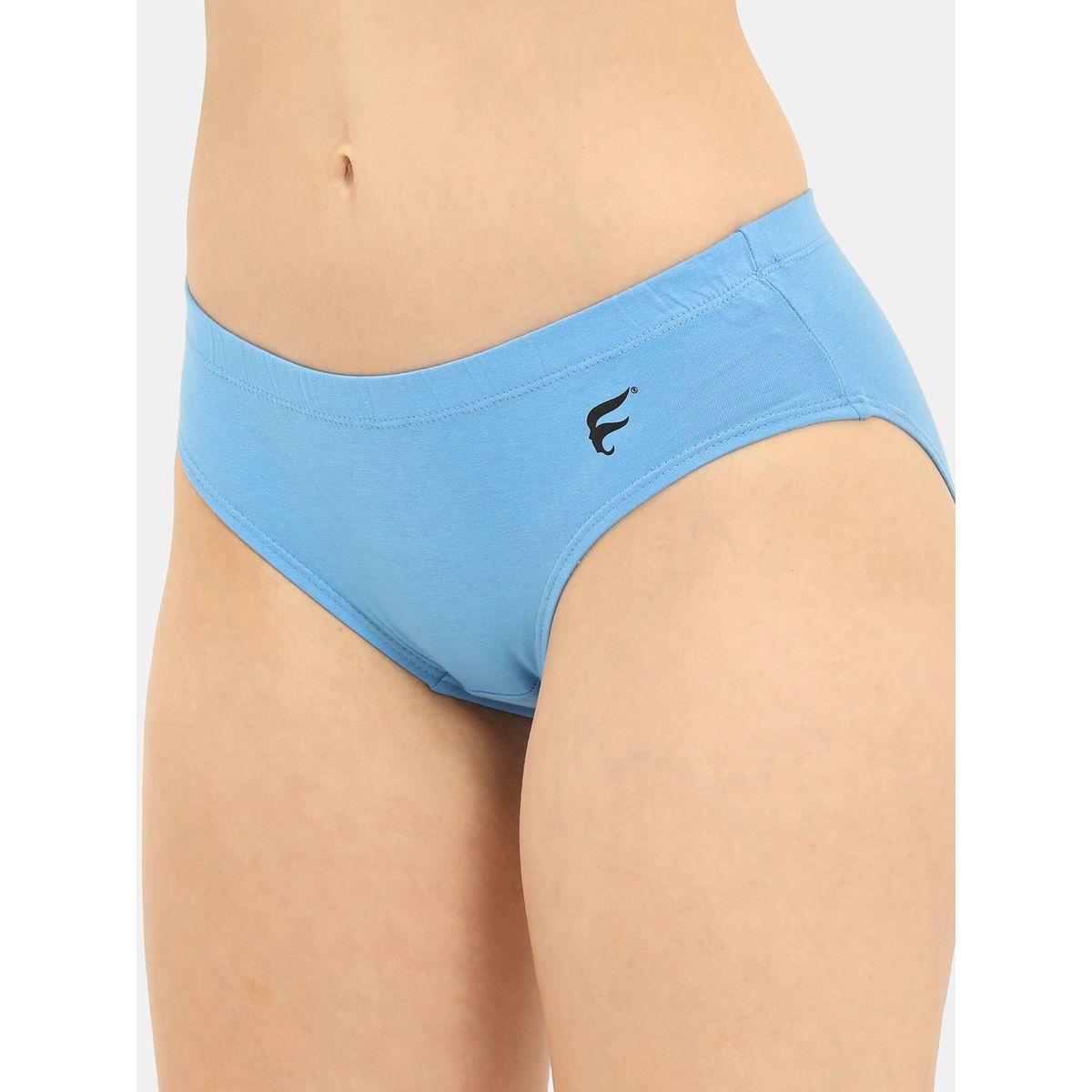 مجموعة من 3 سراويل داخلية قطن مزينة بشعار إنفي × ستايلي-women-clothing-lingerie-panties-image-8
