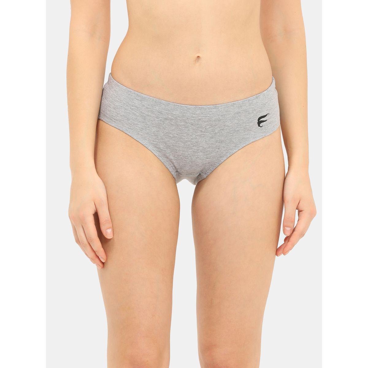 Envie X Styli  Pack of 3 - Logo Detail Cotton Mid Briefs-women-clothing-lingerie-panties-image-1