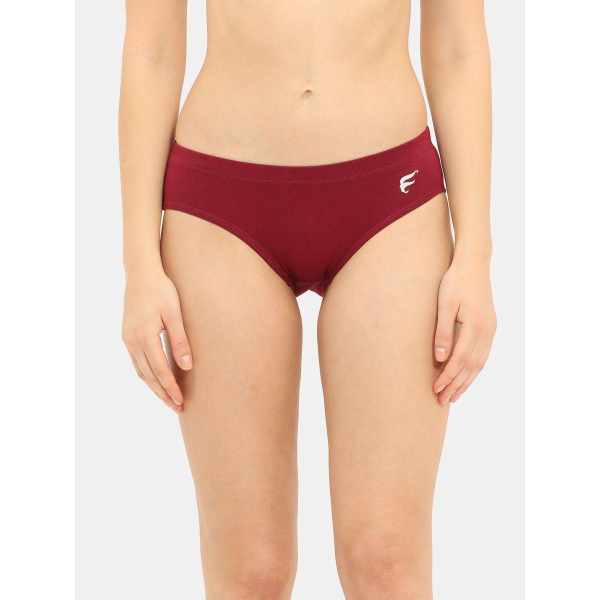 Envie X Styli  Pack of 3 - Logo Detail Cotton Mid Briefs-women-clothing-lingerie-panties-image-4