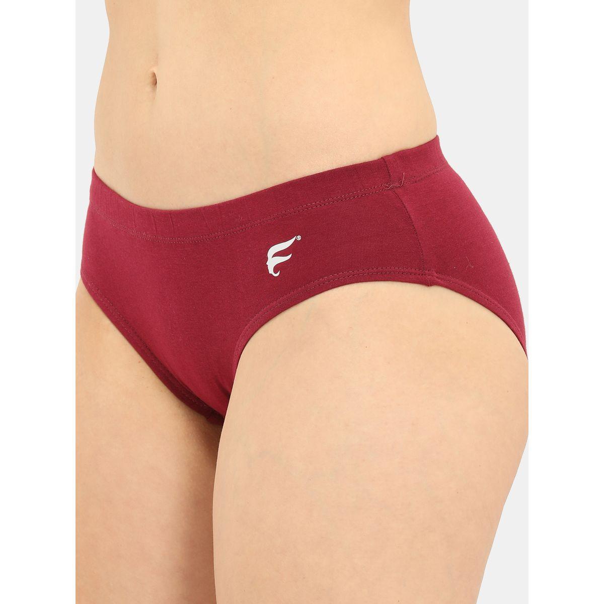 Envie X Styli  Pack of 3 - Logo Detail Cotton Mid Briefs-women-clothing-lingerie-panties-image-5