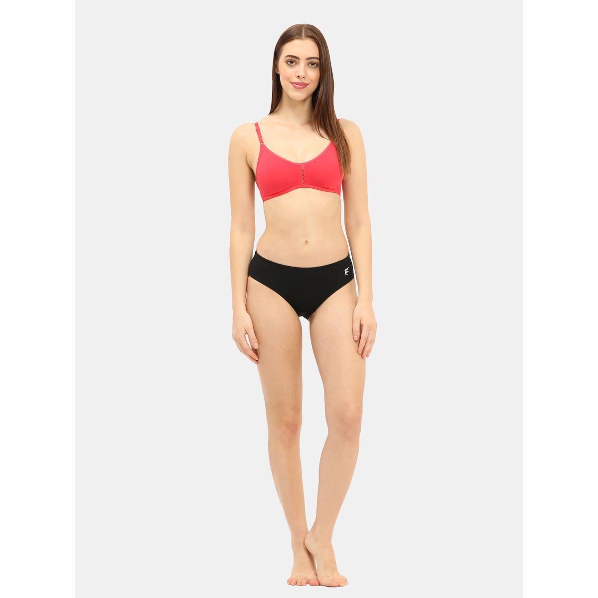 مجموعة من 3 سراويل داخلية قطن مزينة بشعار إنفي × ستايلي-women-clothing-lingerie-panties-image-3