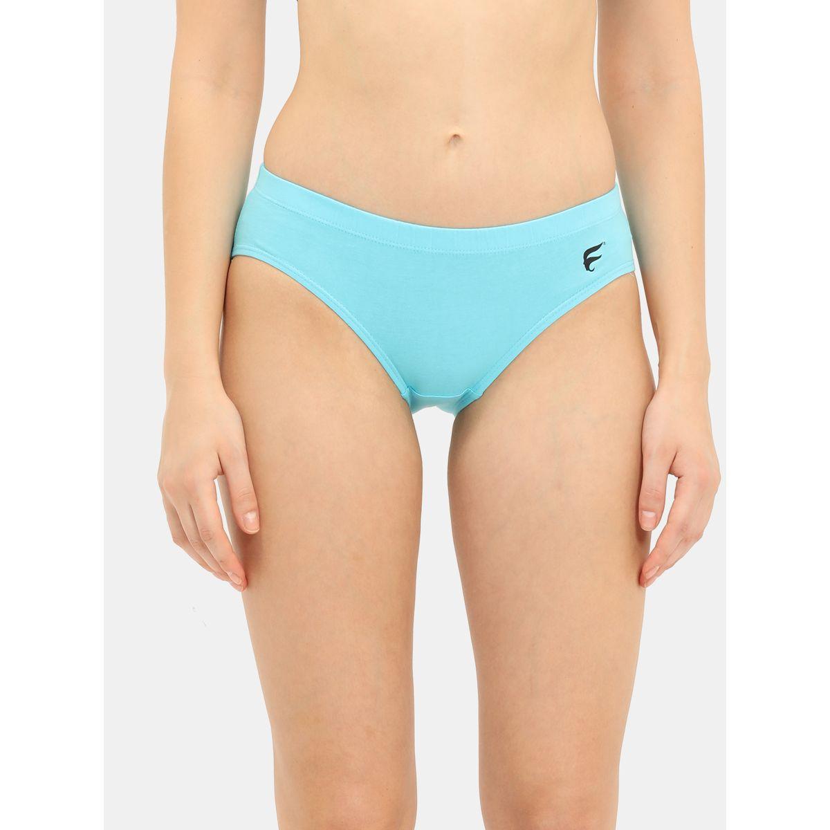 مجموعة من 3 سراويل داخلية قطن مزينة بشعار إنفي × ستايلي-women-clothing-lingerie-panties-image-4