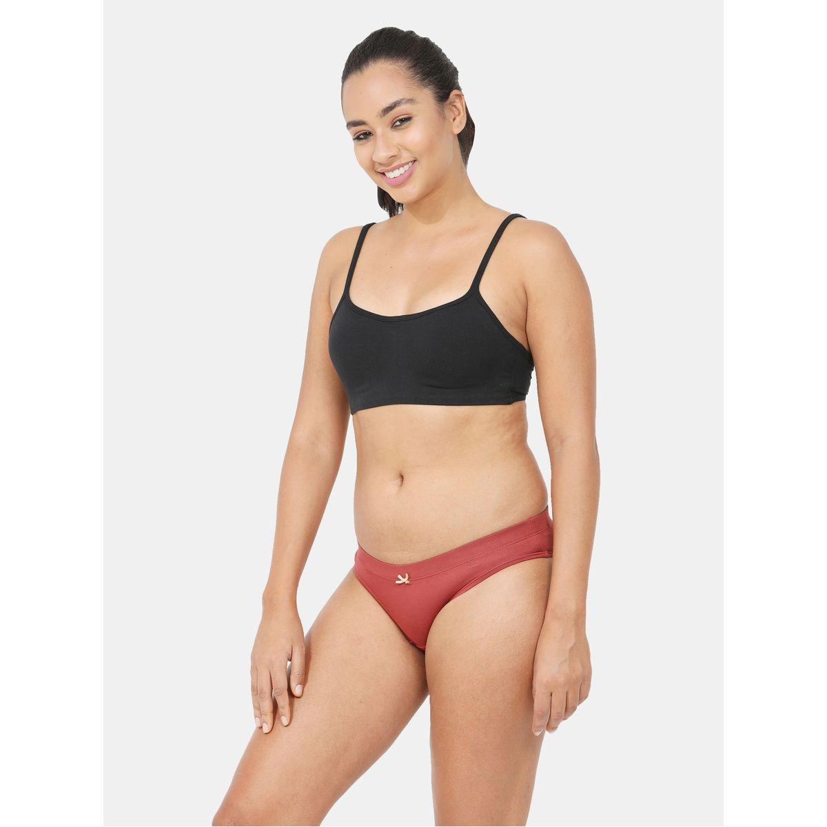 صدرية قطن مبطنة بحمالات رفيعة إنفي × ستايلي-women-clothing-lingerie-bras-image-2