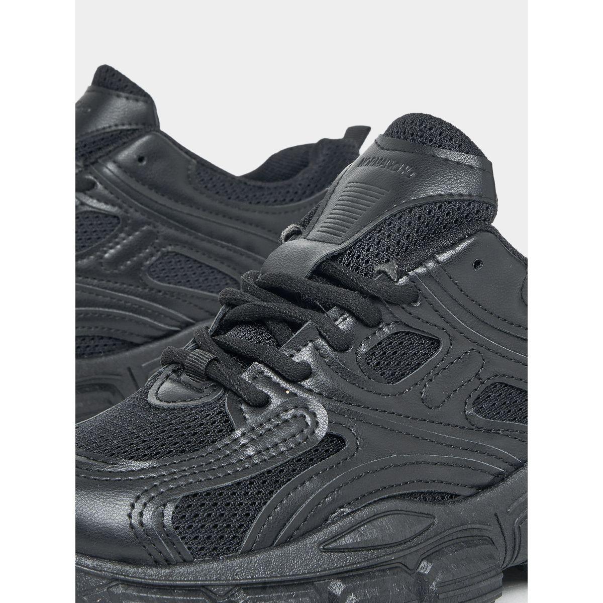 Styli Textured Lace Up Chunky Sole Sneakers-women-shoes-sneakers-image-4